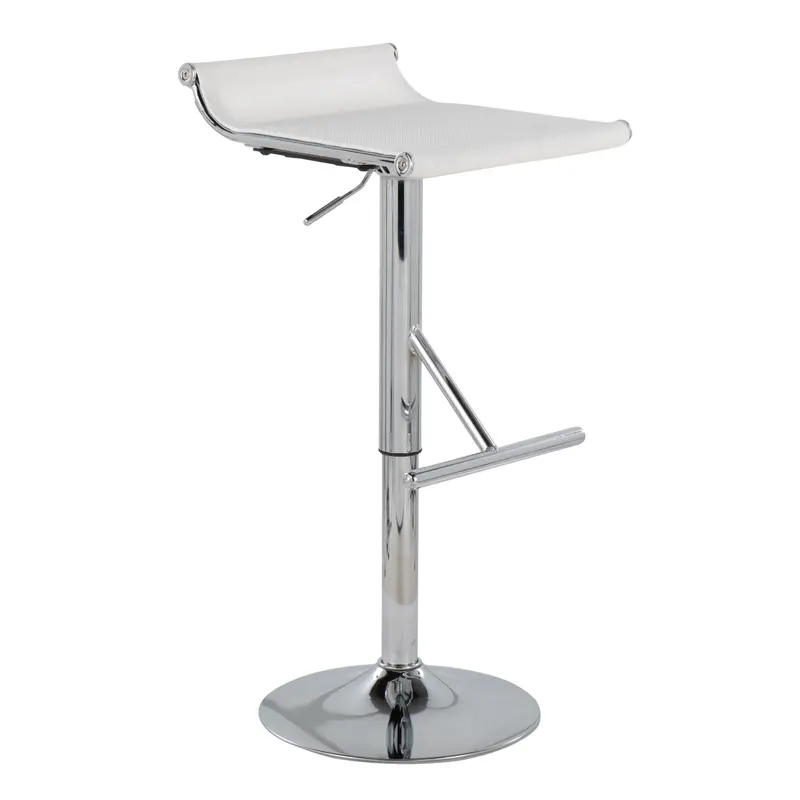 Mirage Ale Contemporary Adjustable Bar Stool – Clean-Line Design 1