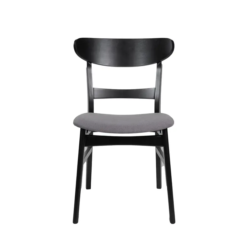 Modern Dining Chair With Upholstered Seat And Solid Wood Frame 1