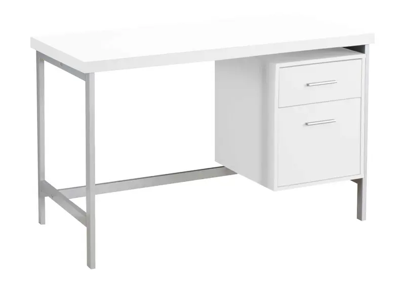 Modern Home Office Desk With Left Or Right Configuration And Storage Drawers 1