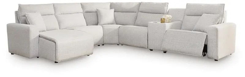 Modmax Ii 6-Piece Power Reclining Sectional – Chaise + Center Console 1