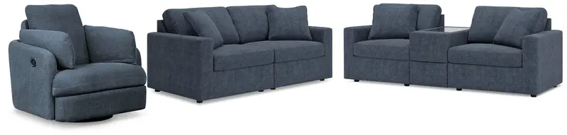 Modmax Living Room Set: Sofa, Loveseat & Recliner 1