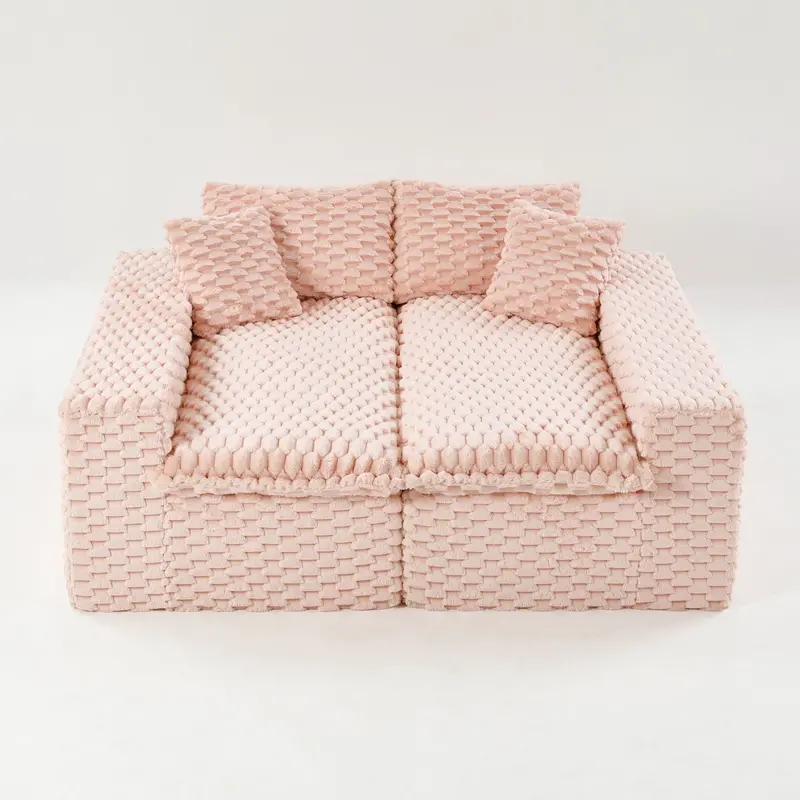 Modular Multifunctional Sofa – Configurable Side-By-Side Or Face-To-Face Layouts 1