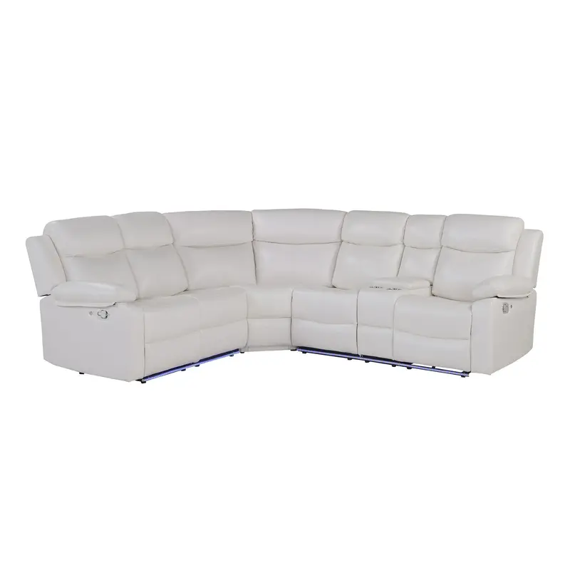 Modular Sectional Sofa With Power Recline And Built-In Storage 1