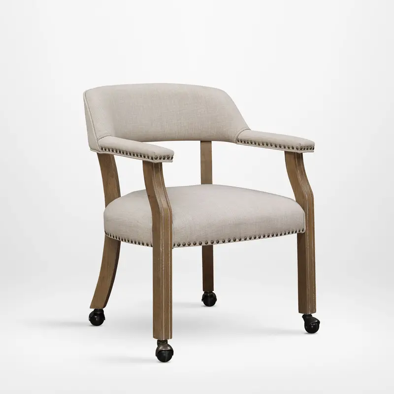 Monroe Dining And Multi-Use Game Chair In Beige 1