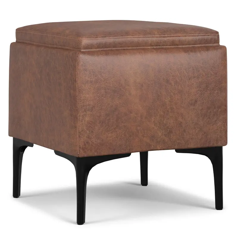Natasha Storage Ottoman – Multifunctional Lift-Top Tray Ottoman With Hidden Compartment 1
