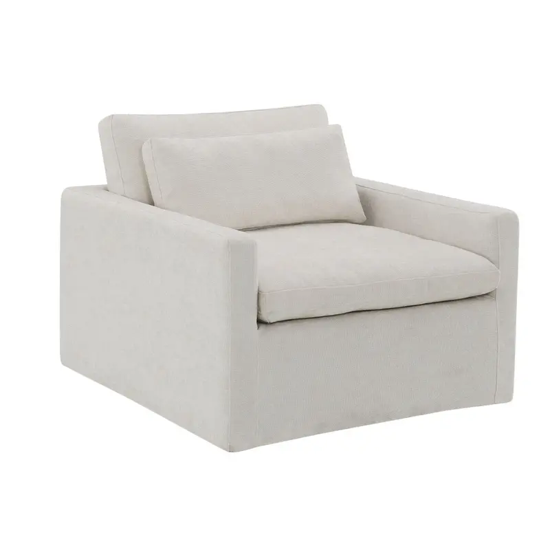 Naveen Swivel Office Chair With Decorative Toss Pillow 1