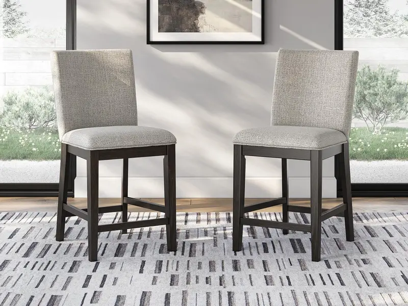 Neymorton Upholstered Barstools (Set Of 2) – Ashley Express 1