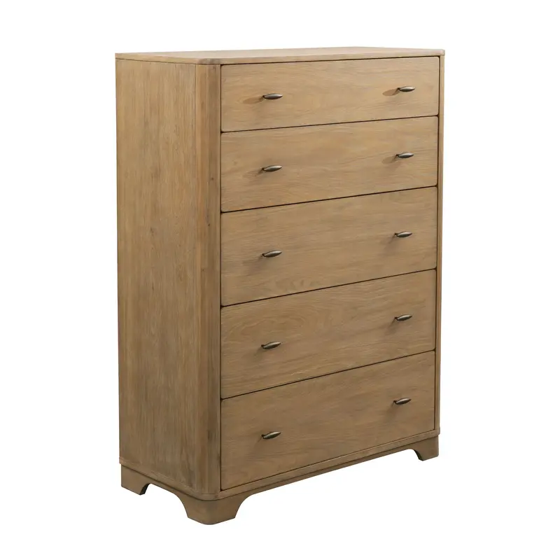 Normandy Light Brown 4-Drawer Chest 1