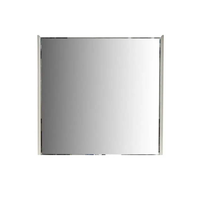 Omari Beige Rectangular Wall Mirror With Frame 1