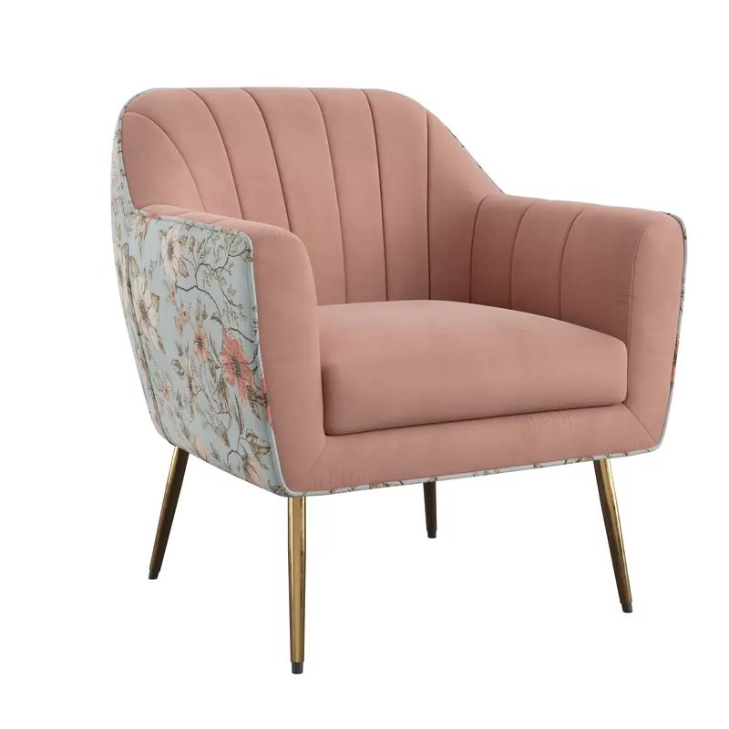 Ophelia Blush Rose Accent Chair 1