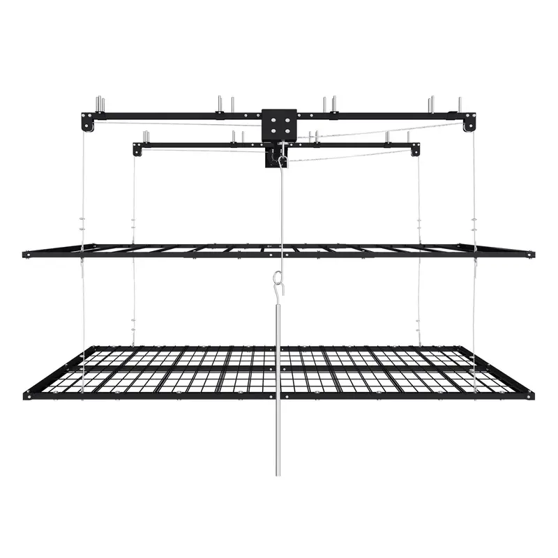 Overhead Garage Storage Rack – Space-Saving Ceiling-Mounted Organizer 1
