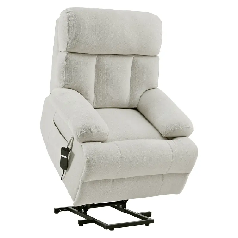 Oversized Power Lift Recliner – Remote-Controlled, Spacious Seat With Side Pockets 1