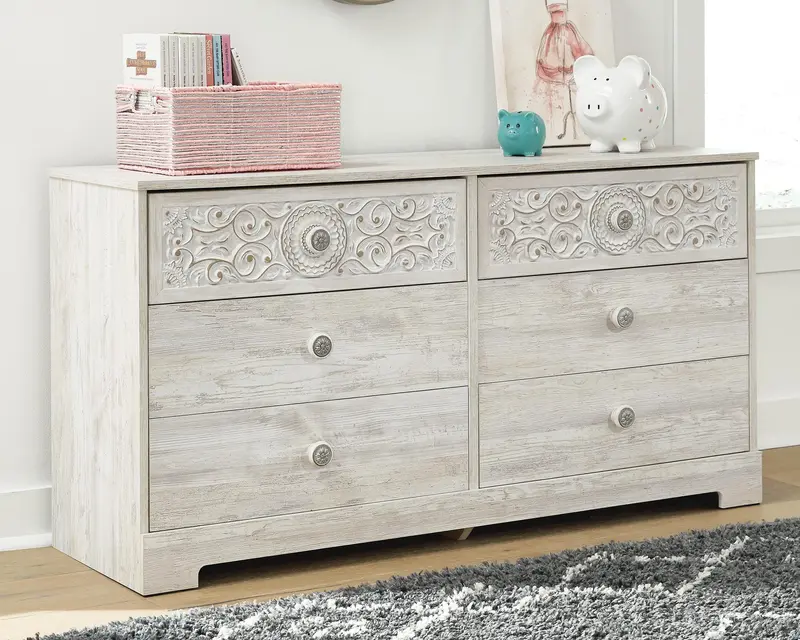 Paxberry Six-Drawer Wooden Dresser By Ashley Express 1