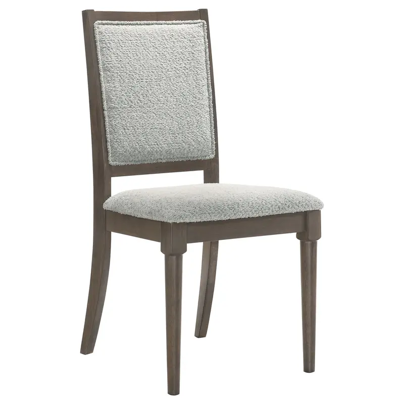Perkins Dark Brown Upholstered Dining Side Chairs (Set Of 2) 1