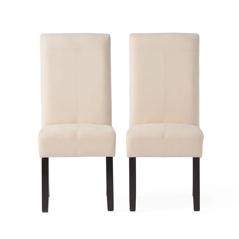 Pertica Natural Wood-And-Fabric Contemporary Dining Chair 1