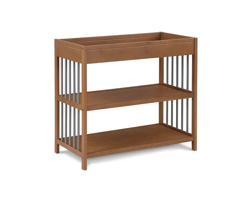 Pixie Stylish Changing Table – Integrated Diaper Station & Storage 2