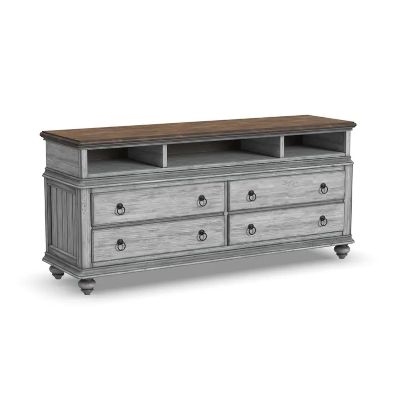 Plymouth Gray Entertainment Console Base 1