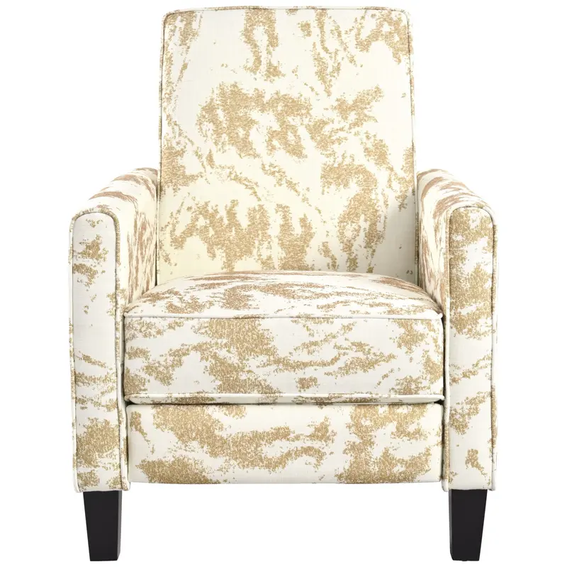 Push-Back Reclining Armchair – Fully Upholstered With Smooth Mechanism 1