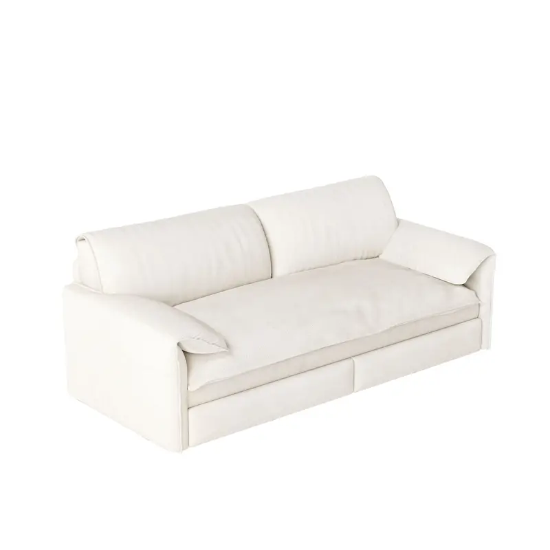 Queen Pull-Out Sofa Bed Featuring Integrated Side Storage Compartments 4