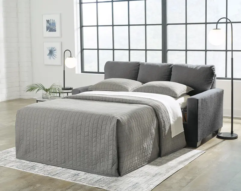 Rannis Convertible Sofa Sleeper – Modern Fabric Pull-Out Bed 1