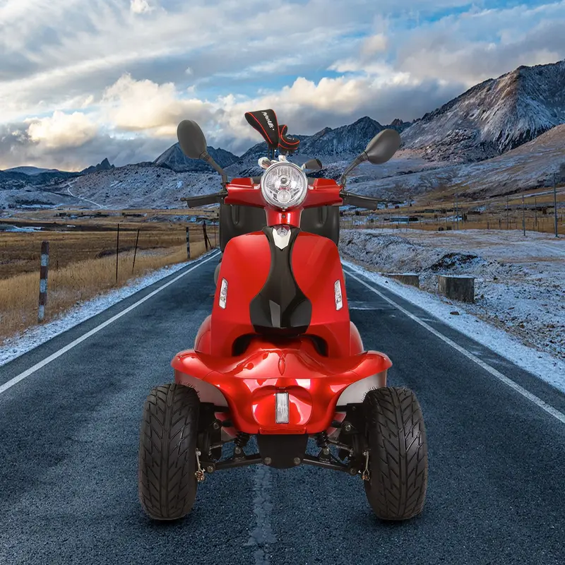 Red Grass Scooter – Lightweight Outdoor Ride-On For Lawn Or Recreational Use 1
