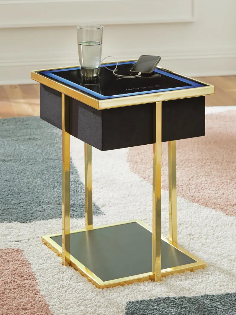 Rexwell Smart Accent Table With Integrated Speaker – Ashley Express 1
