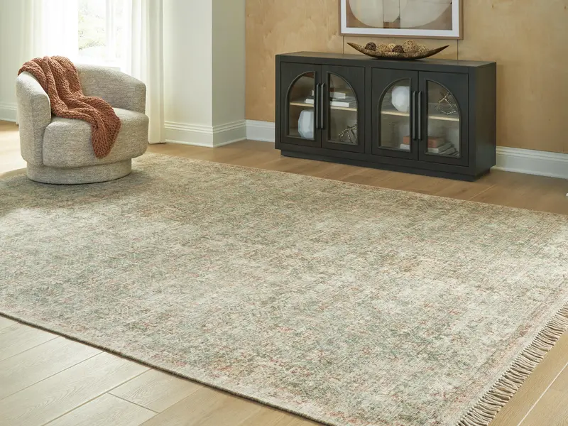 Rossbury Extra-Large Area Rug – Bold Patterned Floor Mat For Open Areas 1