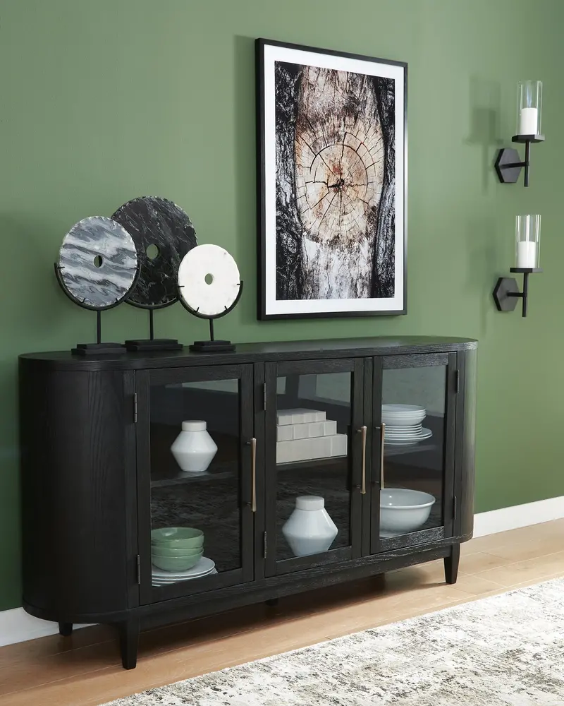 Rowanbeck Dining Server With Cabinet Storage 1