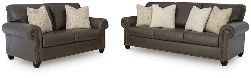 Roxmere 3-Piece Living Room Set: Sofa And Loveseat 1