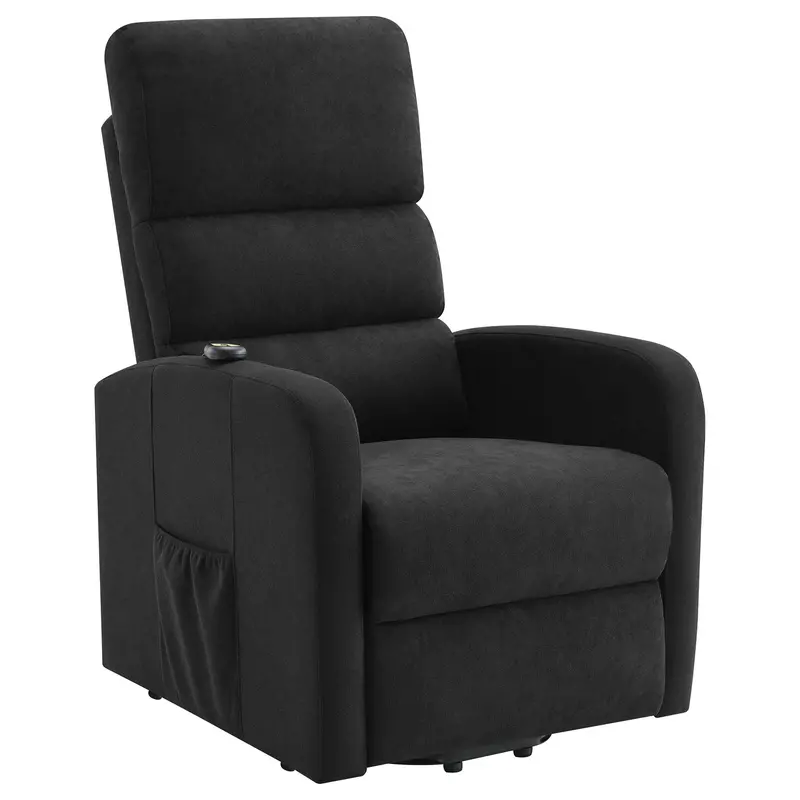 Royston Black Power Lift Recliner With Remote Control 1