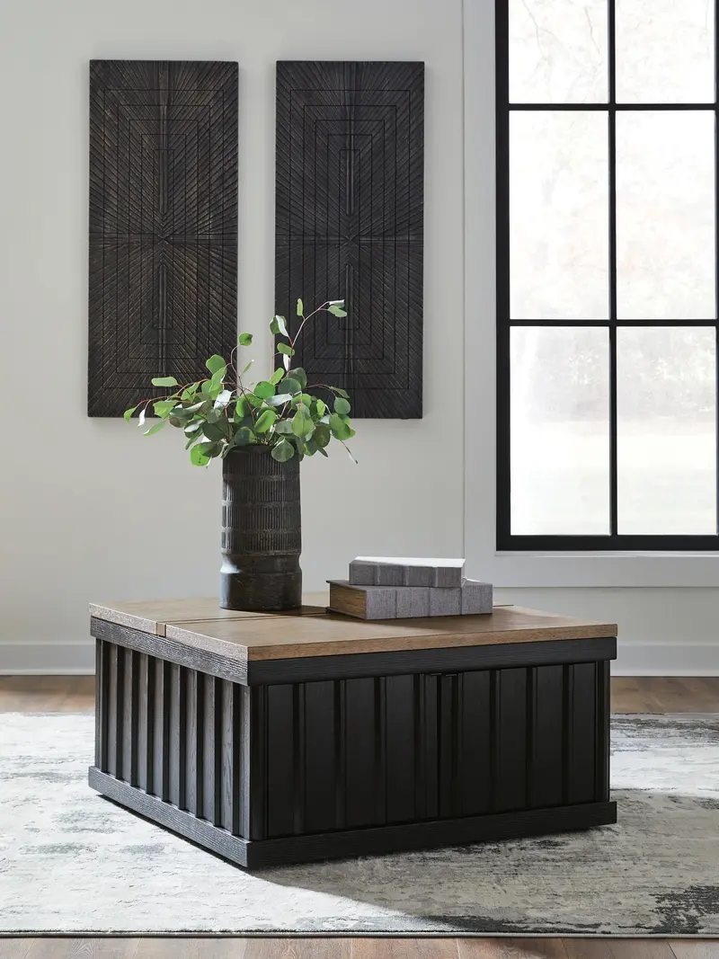 Rylandyn Lift-Top Cocktail Table – Functional Storage Coffee Table 1
