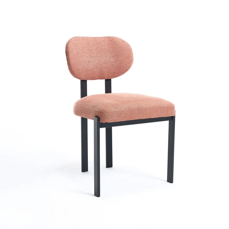 Set Of 2 Modern Dining Chairs Without Arms 2