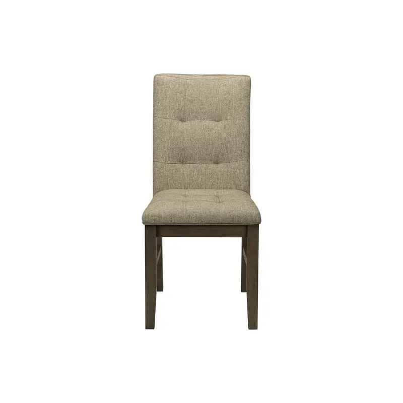 Set Of Two Brown Dining Chairs 1