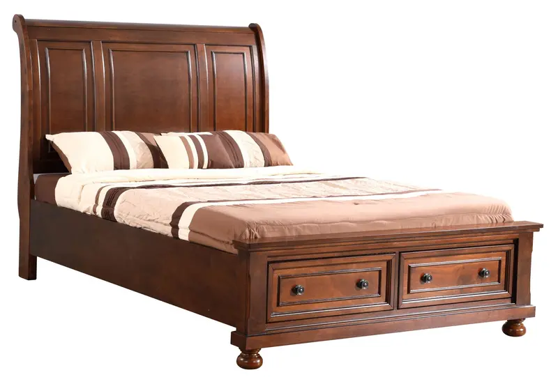 Sleigh Bed – Classic Curved Silhouette With Modern Refinement 1