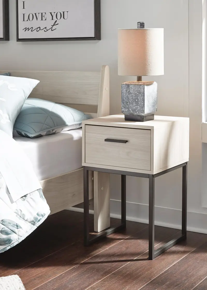 Socalle One-Drawer Nightstand – Ashley Express 1