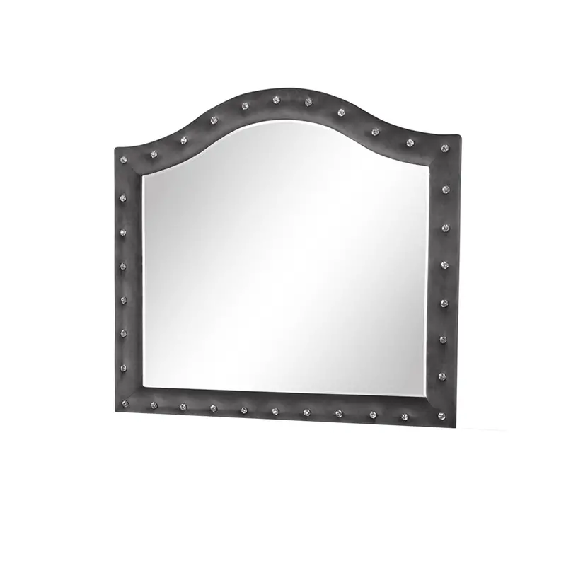 Sophia Gray Rectangular Wall Mirror For Bedroom 1