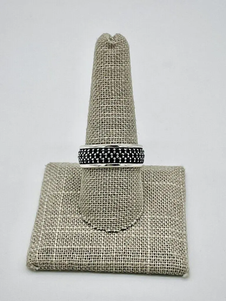 Stainless Steel Silpada Black Spinel Eté Necklace 1