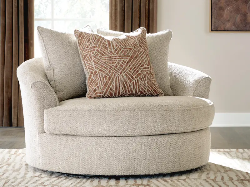 Steelwater Retreat Swivel Accent Chair With High Back Support 1
