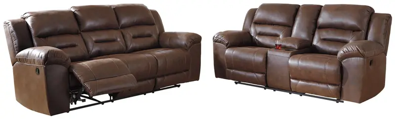 Stoneland Upholstered Sofa And Loveseat Pair 1