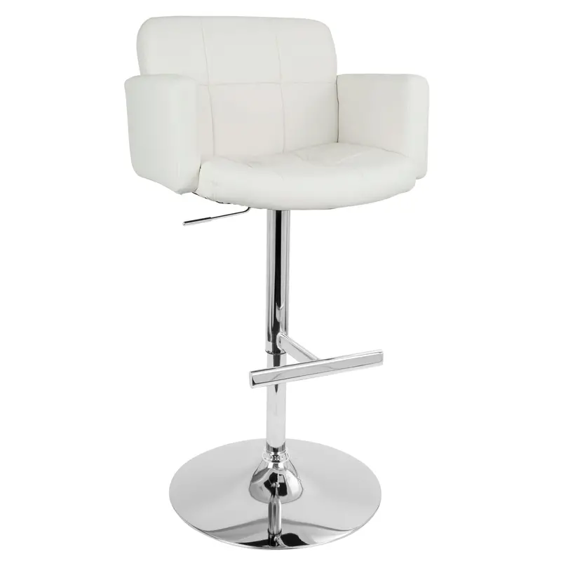 Stout Adjustable Swivel Barstools – Clean-Line Contemporary Design 1