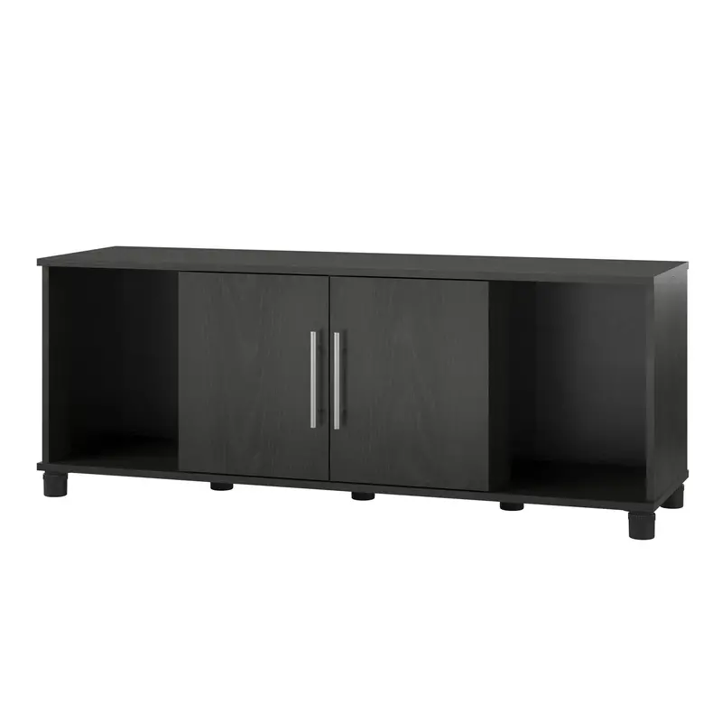 Systembuild Evolution Camberly Black-And-Brown Shoe Storage Bench 1