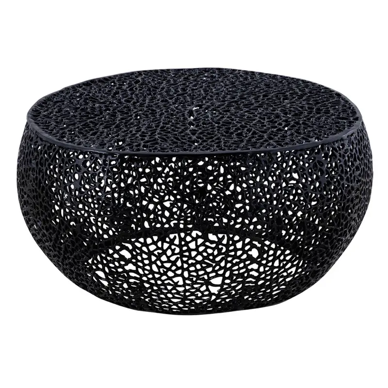 T3502 Stylish Round Coffee Table With Modern Silhouette 2