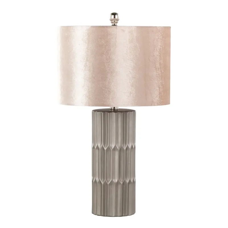 Tania Metallic Brown Table Lamp With Champagne Accents 1