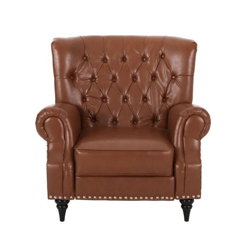 Traditional Push-Back Armchair – Timeless Fabric Design 1