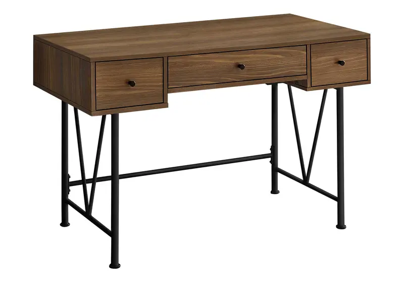 Transitional Computer Desk With Storage Drawers – Stylish Home Office Solution 1