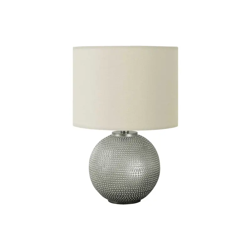 Two-Tone Modern Table Lamp In Gray And Cream 1
