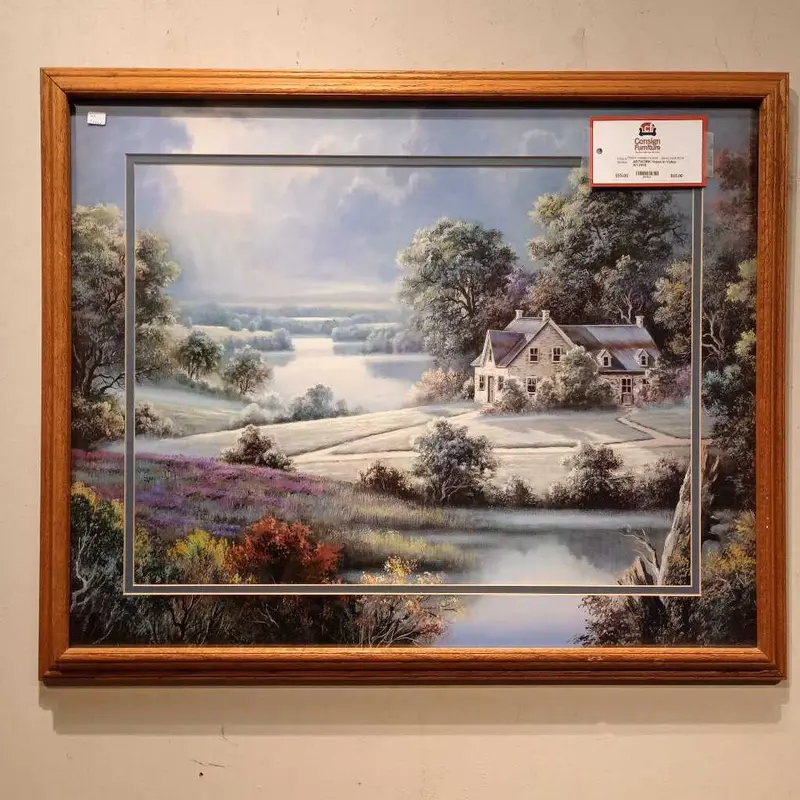 Valley Home Landscape Wall Art (Lh) 1