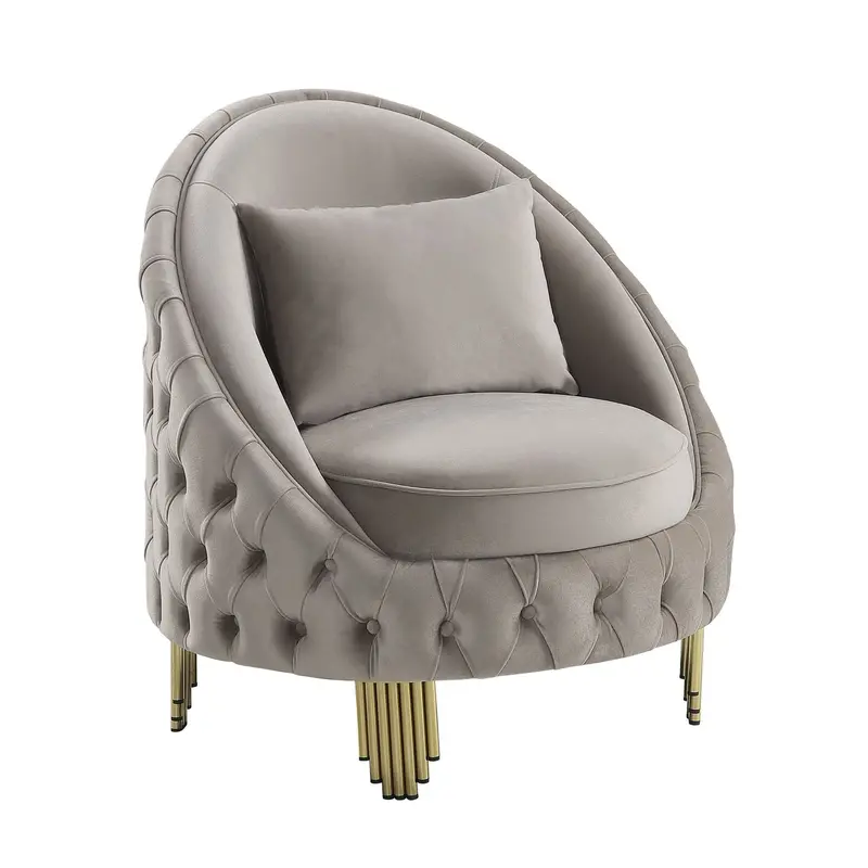 Vanessa Statement Accent Chair With Artistic Lines And Upscale Textile Finish 2