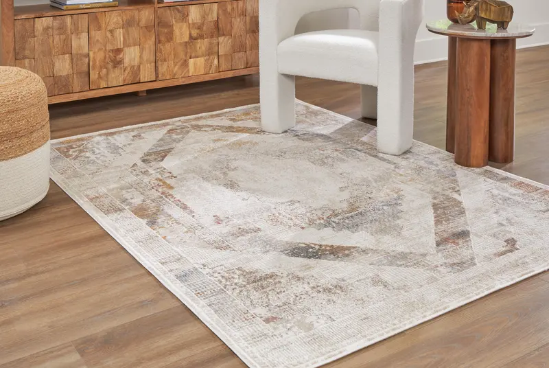 Varnwood Geometric Medium Area Rug By Ashley Express 1