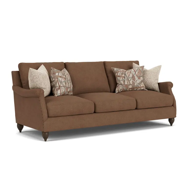 Veda Fabric Three-Seat Sofa 1